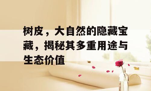 树皮，大自然的隐藏宝藏，揭秘其多重用途与生态价值