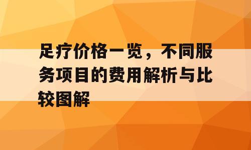 足疗价格一览，不同服务项目的费用解析与比较图解