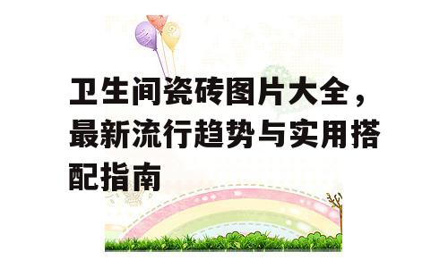 卫生间瓷砖图片大全，最新流行趋势与实用搭配指南