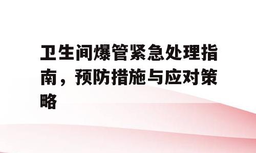 卫生间爆管紧急处理指南，预防措施与应对策略