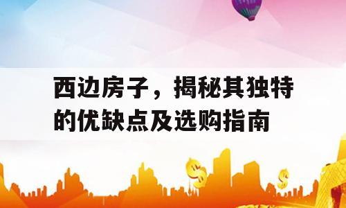 西边房子，揭秘其独特的优缺点及选购指南
