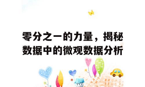 零分之一的力量，揭秘数据中的微观数据分析