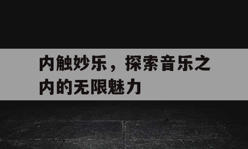 内触妙乐，探索音乐之内的无限魅力