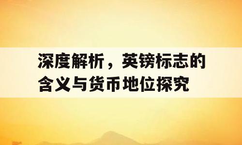 深度解析，英镑标志的含义与货币地位探究