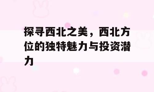 探寻西北之美，西北方位的独特魅力与投资潜力