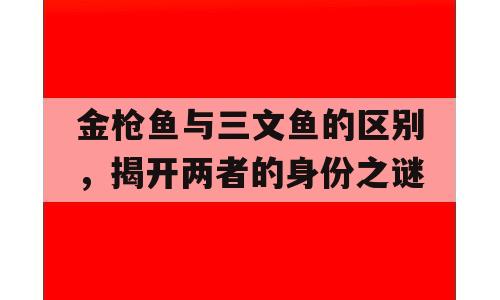 金枪鱼与三文鱼的区别，揭开两者的身份之谜