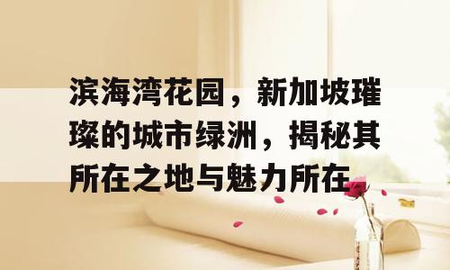 滨海湾花园，新加坡璀璨的城市绿洲，揭秘其所在之地与魅力所在