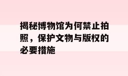 揭秘博物馆为何禁止拍照，保护文物与版权的必要措施