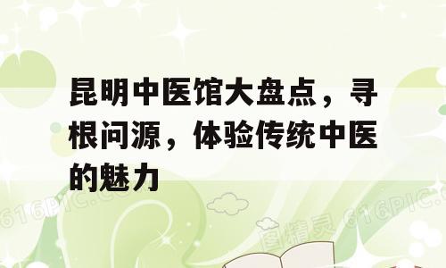 昆明中医馆大盘点，寻根问源，体验传统中医的魅力