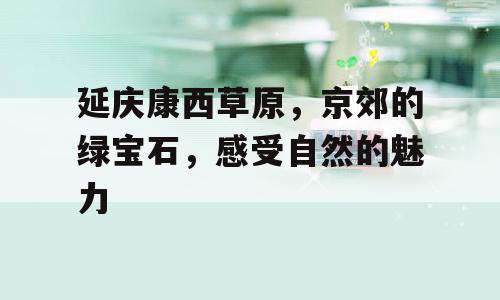 延庆康西草原，京郊的绿宝石，感受自然的魅力