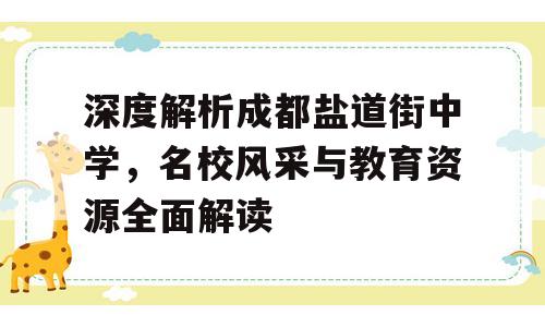 深度解析成都盐道街中学，名校风采与教育资源全面解读