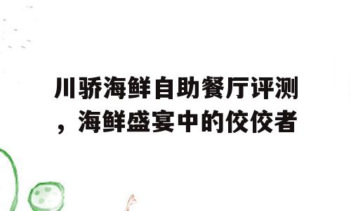 川骄海鲜自助餐厅评测，海鲜盛宴中的佼佼者