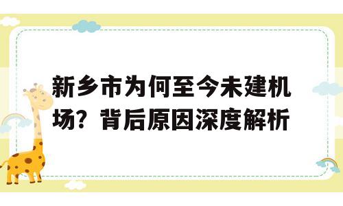 新乡市为何至今未建机场？背后原因深度解析