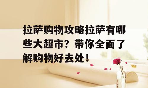 拉萨购物攻略拉萨有哪些大超市？带你全面了解购物好去处！