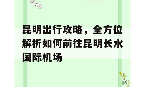 昆明出行攻略，全方位解析如何前往昆明长水国际机场