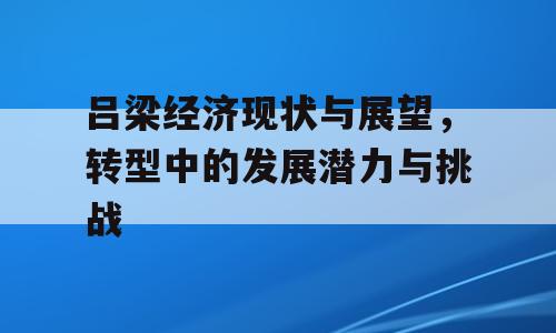 吕梁经济现状与展望，转型中的发展潜力与挑战