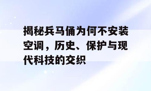 揭秘兵马俑为何不安装空调，历史、保护与现代科技的交织